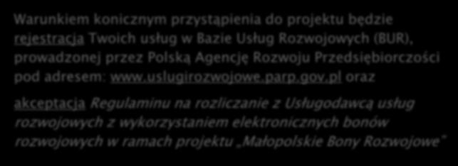 (BUR), prowadzonej przez Polską Agencję Rozwoju Przedsiębiorczości