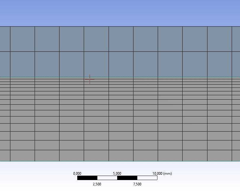 Modelowanie CFD Fragment siatki numerycznej dla rury gładkiej 15