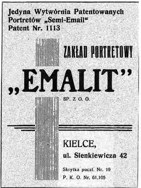 Kapitał zakładowy Spółki stanowi sumę złotych cztery tysiące, podzielono na sto udziałów po czterdzieści złotych każdy udział i w kapitale rym posiadają: Leopold Gringras sześćdziesiąt udziałów,