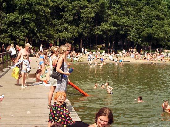 Zdjęcie: plaża główna przy SCKiR w Sławie III.2. Stan sanitarny obiektów użyteczności publicznej.