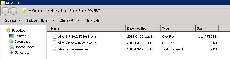 Data Domain Virtual Edition Zawartość pakietu DDVE