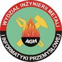 im. Stanisława Staszica w Krakowie WYDZIAŁ INŻYNIERII METALI I INFORMATYKI PRZEMYSŁOWEJ Prof. dr hab. inż. Andrzej Łędzki Dr inż.
