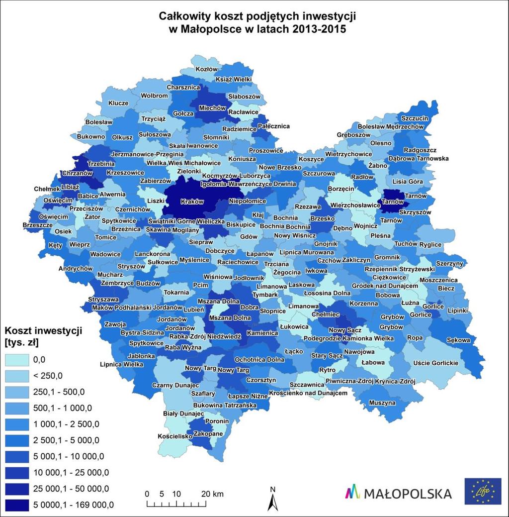 22 Wskaźnik efektywności ekologicznej tys.