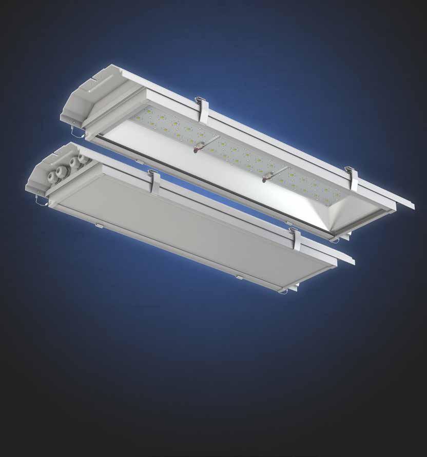 Specjalna oprawa oświetleniowa LED HITE TITAN I-VALO HITE TITAN to oprawa oświetleniowa LED przeznaczona specjalnie do gorących przemysłowych obszarów technologicznych.