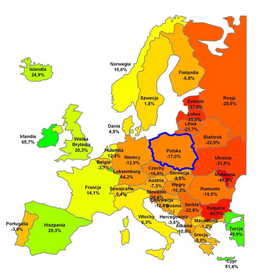 Przykład wyznaczania i interpretacji indeksów dynamiki Przykłady będą dotyczyć danych o: liczbie wypadków drogowych w państwach Unii Europejskiej; poziomie przewozów pasażerów koleją w państwach