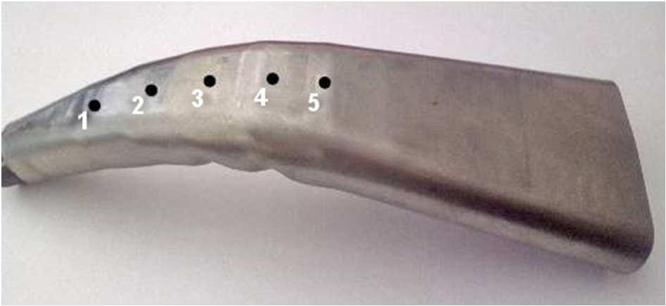 Shaping thin-walled elements using zone laser heating 181 Rys. 14.