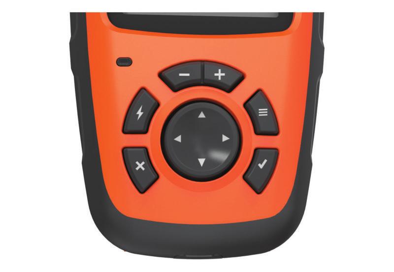 À Á Â Ã Ä Å Æ Antena Iridium wewnętrzna Przycisk SOS (pod osłoną ochronną) Dioda LED stanu Przyciski klawisz zasilania Grzbiet montażowy Port micro-usb (pod osłoną zabezpieczającą) Włączanie