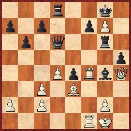 2814.Debiut czterech skoczków [C48] IM Wang Yiye (Chiny) 2438 GM Shankland (USA) 2646 1.e4 e5 2.Sf3 Sc6 3.Sc3 Sf6 4.Gb5 Gc5 5.0 0 0 0 6.Se5 Se5 7.d4 Gd6 8.f4 Seg4 9.h3 Gb4 10.hg4 Gc3 11.bc3 Se4 12.