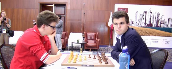 spotkania Duda Carlsen, do którego było blisko w niedawnych XX Drużynowych Mistrzostwach Europy w