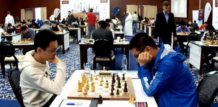 Samuel Shankland (USA) nie stawił się do gry i hinduska szachistka Dronovalli Harika, po wykonaniu posunięcia 1.b3 zainkasowała cały punkt.