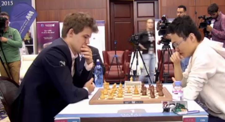 Carlsen był wypoczęty, natomiast Yu Yangyi jak wiemy stoczył