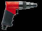 CP25 CP2755 with higher torque Direct drive pistol screwdriver " Hexgonl Quic chnge Reverse control t the trigger Rubber grip Progressive trigger Good for soft drw pplictions Fst screw rundown Compct