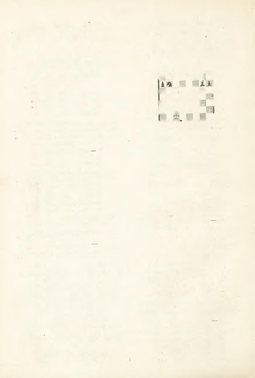 30 W partji Szekely Muller (Budapest 1932) nastąpiło 7. W dl, h6! 8. Ge3, c6 9. g3, f5 10. h4,e5 11. d5. 7. Sb8 c6? 1 tu należało grać odrazu h6 8. Gh5, g5 9. Gg3, f5 10. e3, e5! 8. e2 e3 Gc8 f5 Lepsze było 0 0.