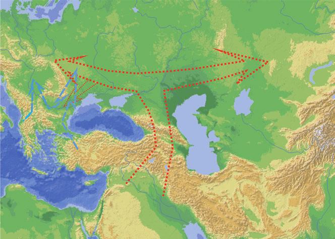 NA GRANICACH WIELKIEGO EURAZJATYCKIEGO STEPU... IN DEN RANDBEREICHEN DER EURASISCHEN STEPPE... 83 Ryc. 2.