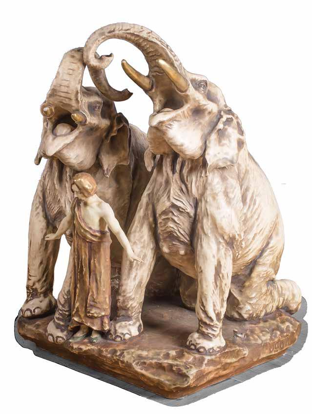 16 Figura słoni Amphora, Teplice-Trnovany, ok. 1900 r.