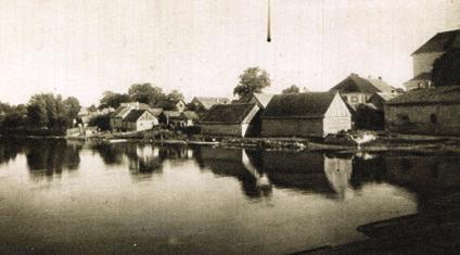Widok Tykocina, lata 40. XX w. (ze zbiorów Muzeum w Tykocinie) Tykocin in den 40 er Jahren des XX. Jh.