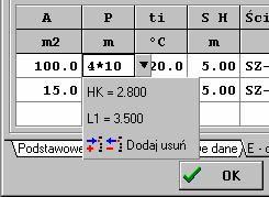 w łazience zamiast liczby 25 itd Jeżeli z jakiegoś powodu (np życzenie inwestora) zajdzie konieczność globalnej zmiany temperatur w wybranym typie pomieszczeń, to wystarczy zmienić wartość