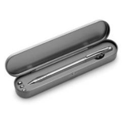 górnej części MATERIAŁ PRODUKTU: aluminium OPAKOWANIE PRODUKTU: pojedyncze opakowanie aluminiowe chowane do opakowania kartonowego w kolorze szarym lub srebrnym 14 Zestaw piśmienniczy OPIS
