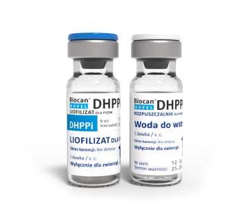 Biocan NOVEL DHPPi liofilizat i rozpuszczalnik do sporządzania zawiesiny do wstrzykiwań dla psów Złożona szczepionka przeciwko CPV, CDV, CAV 1, CAV 2 i CPiV Czynne uodparnianie psów od 6 tygodnia