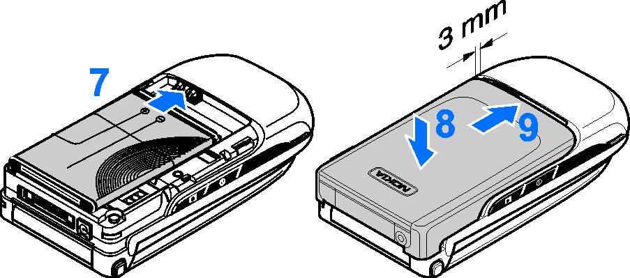 W³ó bateriê (7). Wsuñ tyln± obudowê na miejsce (8, 9). Wk³adanie karty microsd Wszystkie karty pamiêci microsd przechowuj w miejscu niedostêpnym dla ma³ych dzieci. 1. Zdejmij tyln± obudowê telefonu.