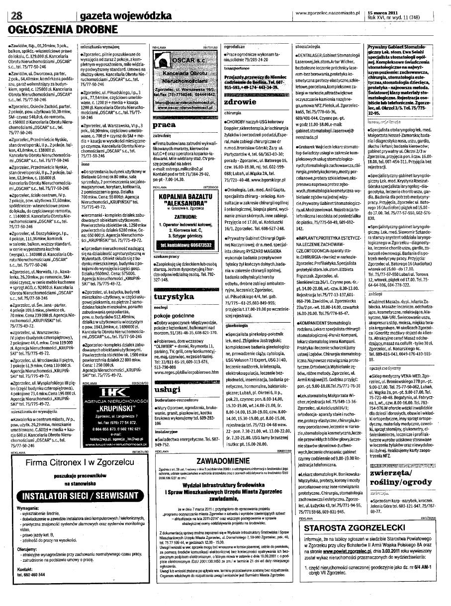 Załącznik 5 Ogłoszenie prasowe o konieczności przeprowadzenia strategicznej oceny oddziaływania na środowisko dla