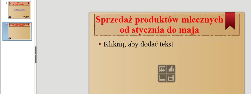 Klikamy w dowolnym miejscu obszary Kliknij, aby dodać tytuł 6. Na pasku standardowym klikamy ikonę Wklej 1 6 5 4 Rysunek 28.