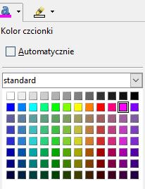 całej tabeli 2. W oknie Właściwości klikamy w polu Rozmiar czcionki i na liście dostępnych rozmiarów klikamy 28 pkt 3.