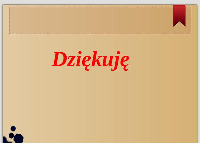 [20/24] Impress 1 2 Rysunek 42. Wstawianie nowego slajdu W nowym slajdzie klikamy w polu Kliknij aby dodać tekst. Ustalamy czcionkę pogrubioną pochyloną o rozmiarze 80 pkt w kolorze czerwonym.