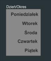 ustawienia temperatury zadanej wcześniej wybranej strefy Wybór/podgląd ustawienia stanu pracy dla wcześniej wybranej strefy Panel w trybie manualnym - widok