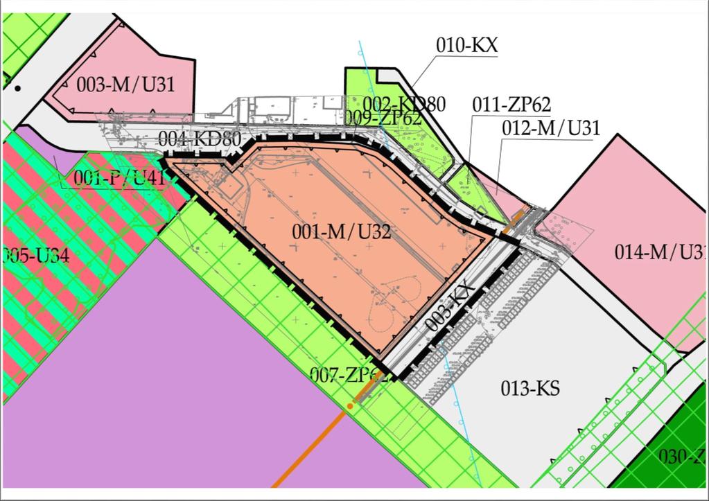 Projekt planu wys. zab. maks. 16m (5 kond.