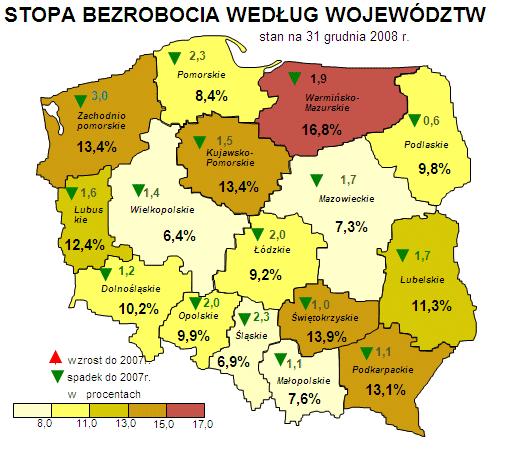 Wśród 22 powiatów w Małopolsce, w 8-miu z nich (m. Krakowie, bocheńskim, krakowskim, miechowskim, wielickim, suskim, tatrzańskim i m.