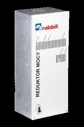 24 REDUKCJA MOCY CZYEJ I BIEREJ www.rabbit.pl GreenBoX REDUKTOR MOCY Reduktor GreenBoX to nowoczesne urządzenie ograniczające zużycie energii w obwodach oświetleniowych.