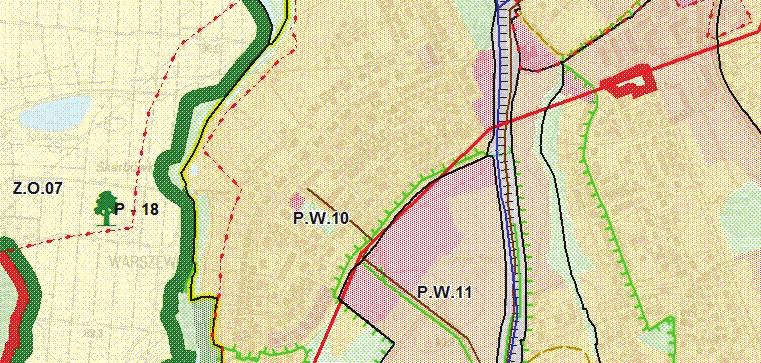 GRANICA SPECJALNEGO OBSZARU OCHRONY SIEDLISK Za#cznik nr 2 do Uchwa#y Rady Miasta Szczecin w sprawie miejscowego planu zagospodarowania przestrzennego "Warszewo - Duska 3" w Szczecinie Wyrys ze