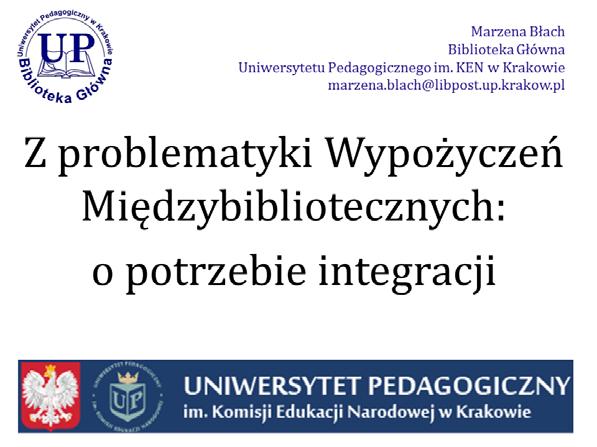 BIBLIOTEKA GŁÓWNA UNIWERSYTETU PEDAGOGICZNEGO IM.