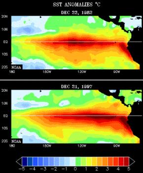 SST: maximum El Niño w