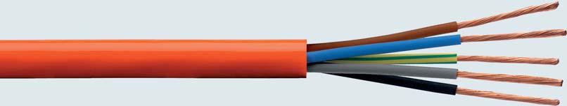 ROFLEX Trwały, giętki kabel przyłączeniowy, o zwiększonej odporności na ścieranie ROFLEX 600 / 1000 V, 1 mm² CH-N05BQ-F, 1,5 mm² CH-N1BQ-F Robust, flexible Connection Cable, with high resistance to