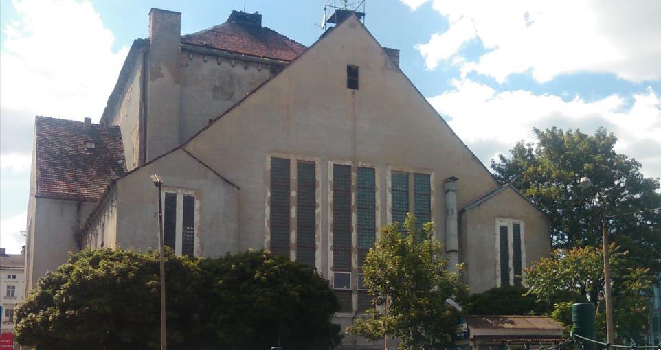Nowa Synagoga 1941 przebudowa na krytą pływalnię dla