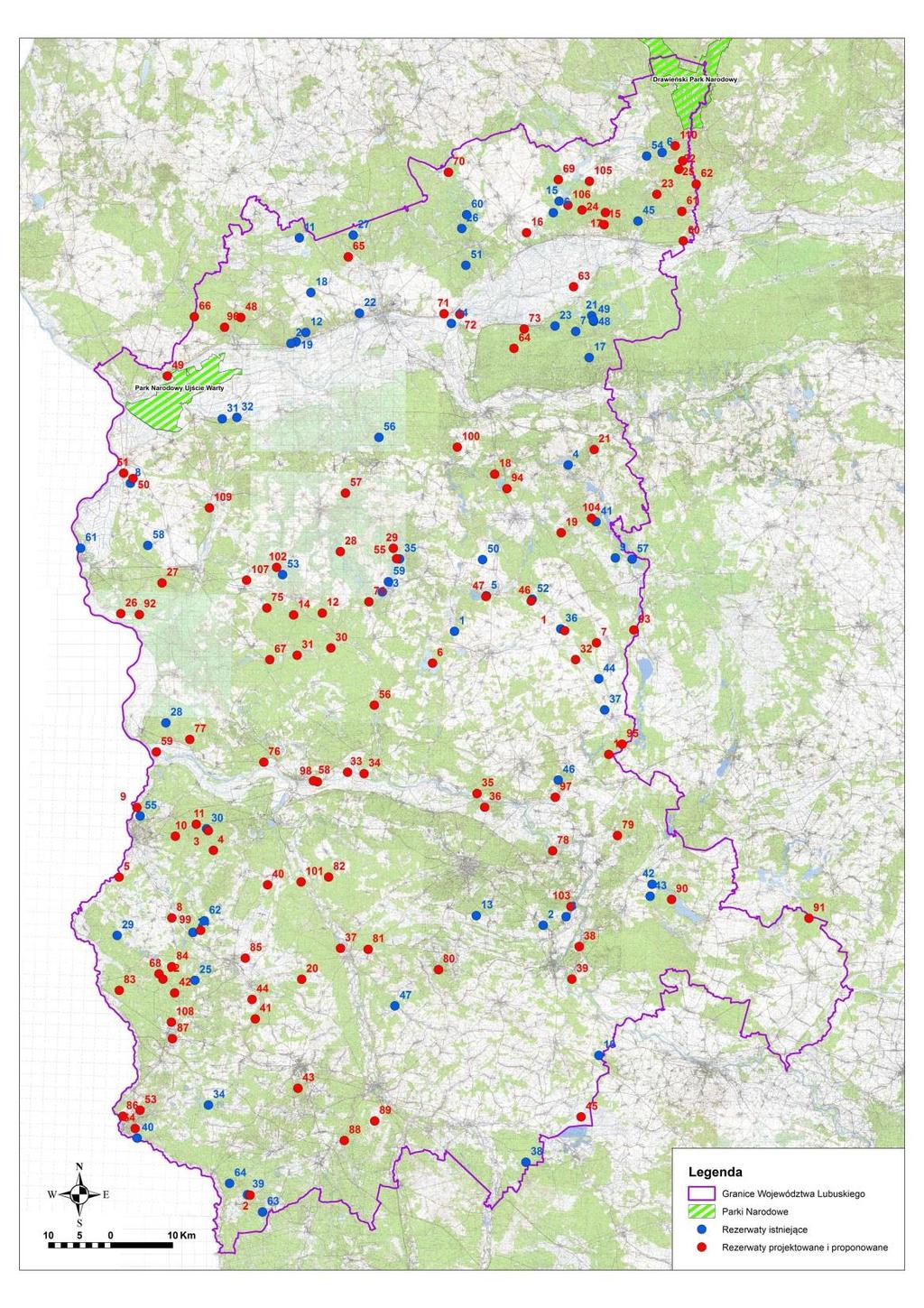 Teraźniejszość i przyszłość W roku 2016 zebrano i wstępnie zweryfikowano propozycje ochrony rezerwatowej sformułowane na przestrzeni ostatnich 30 lat, uzupełniając o własne propozycje