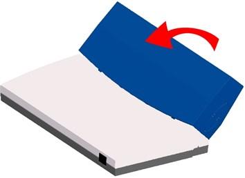 pionowej i zdejmij ją z audiometru MADSEN Astera². 2. Zdejmij osłonę kabli.