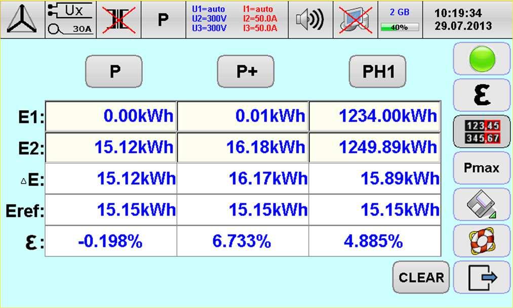 3-fazowy Tester Liczników Energii i Analizator Parametrów Sieci typu TE30 Testowanie