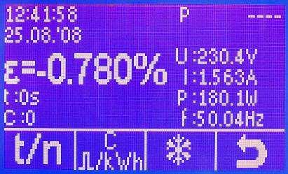 graficzny wyświetlacz LCD duża pamięć na wyniki pomiarów wydruk wyników pomiaru na