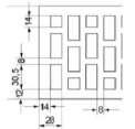 Strona 16 Europejskiej Oceny Technicznej Tabela B 4: Zestawienie cegieł, bloczków i pustaków Bloczek nr 1 Cegła pełna ceramiczna Mz wg EN 771-2 ρ 1,8 [kg/dm 3 ] fb 10 lub