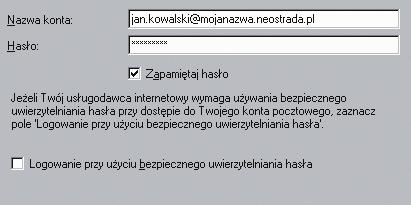 pl umo liwia uzyskanie Identyfikatora Signet, pozwalajàcego na ca kowicie bezpieczne korzystanie z poczty elektronicznej, w tym szyfrowanie i podpisywanie wiadomoêci.