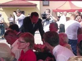 Oficjalne otwarcie tego święta to wystąpienie Wójta Marka Karasia i Przewodniczącego Rady Gminy Zbigniewa Bajorka.