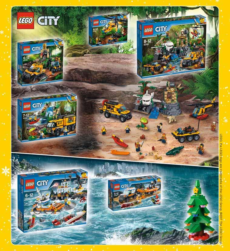 LEGO CITY MISJA PÓŁGĄSIENICOWEJ TERENÓWKI 60159 21,80 zł x 5 rat 0% 109 129 69 79 LEGO CITY MISJA HELIKOPTER TRANSPORTOWY 60158 349 3 LEGO CITY BAZA W DŻUNGLI 60161 34,90 zł x 10 rat 0% LEGO CITY