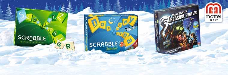 FROZEN - 109, zł MONOPOLY JUNIOR 79 113 tylko w Carrefour Gra SCRABBLE ORIGINAL 139 Gra SCRABBLE