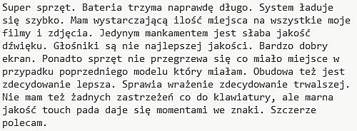 Wykorzystanie metody opartej na wzorcach w automatycznej analizie opinii konsumenckich 321 Druga grupa reguł identyfikowała w opiniach związki wyrazowe i obliczała nacechowanie całej grupy wyrazów na