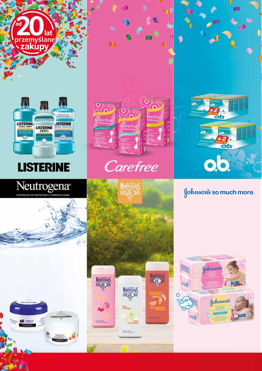 LISTERINE PŁYN DO PŁUKANIA JAMY USTNEJ 500 ML cztery rodzaje 90 sprzedaż po 9 75887489 z VAT 13.41 10 90 CAREFREE WKŁADKI rożne rodzaje sprzedaż po 1 opak. 59337154 25 1 opak. z VAT 9.99 O.B.