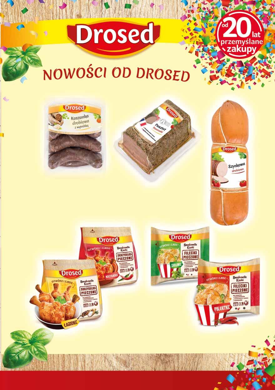 KASZANKA DROBIOWA Z WĄTRÓBKĄ OK. 1,5 KG 52192705 4 69 1 kg z VAT 4.93 PASZTET FRANCUSKI Z ZIELONYM PIEPRZEM 52184256 15 89 1 kg z VAT 16.