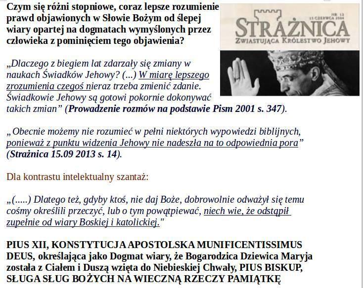 Papież Pius XII nakazuje wiernym Kościoła katolickiego bezdyskusyjnie zaakceptować dogmat o Wniebowzięciu Najświętszej Marji